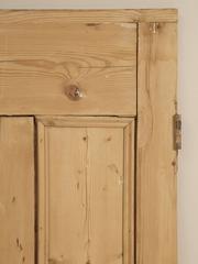 Antique Irish Stripped Pine Door