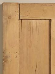Antique Irish Pine Scrubbed Exterior Door