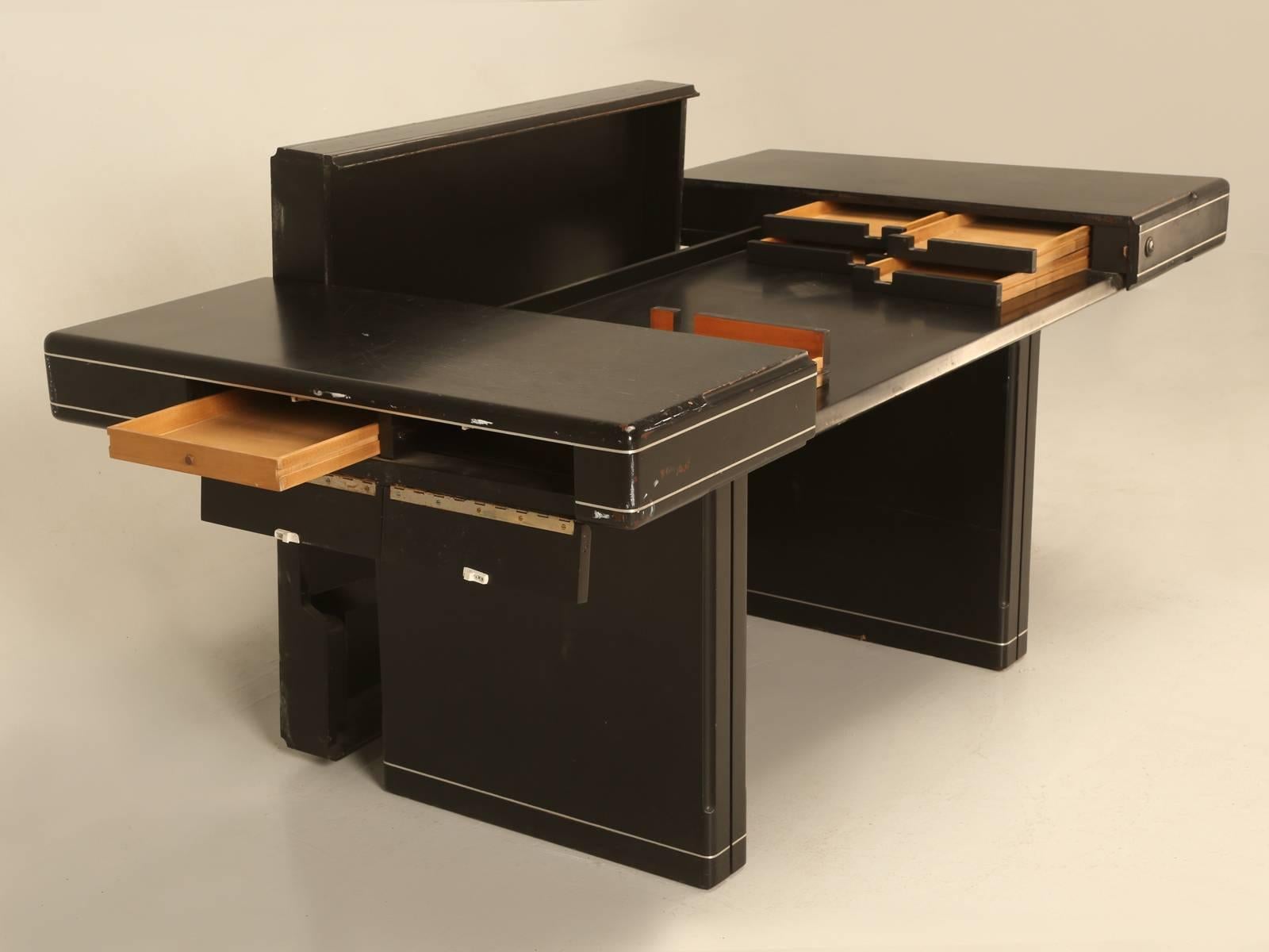 Late 20th Century American Mid-Century Modern Desk and Dining Table Combination Made in Chicago