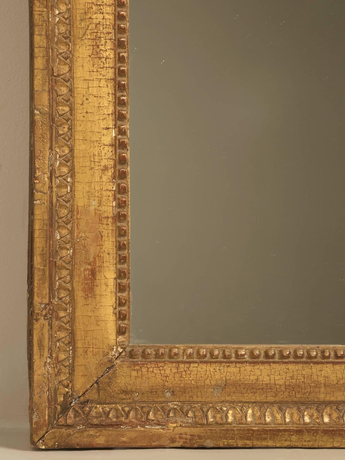 French Louis XVI Gilded Mirror 1