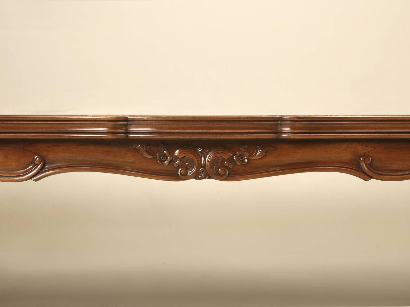 French Louis XV Style 12' Walnut Dining Table 3