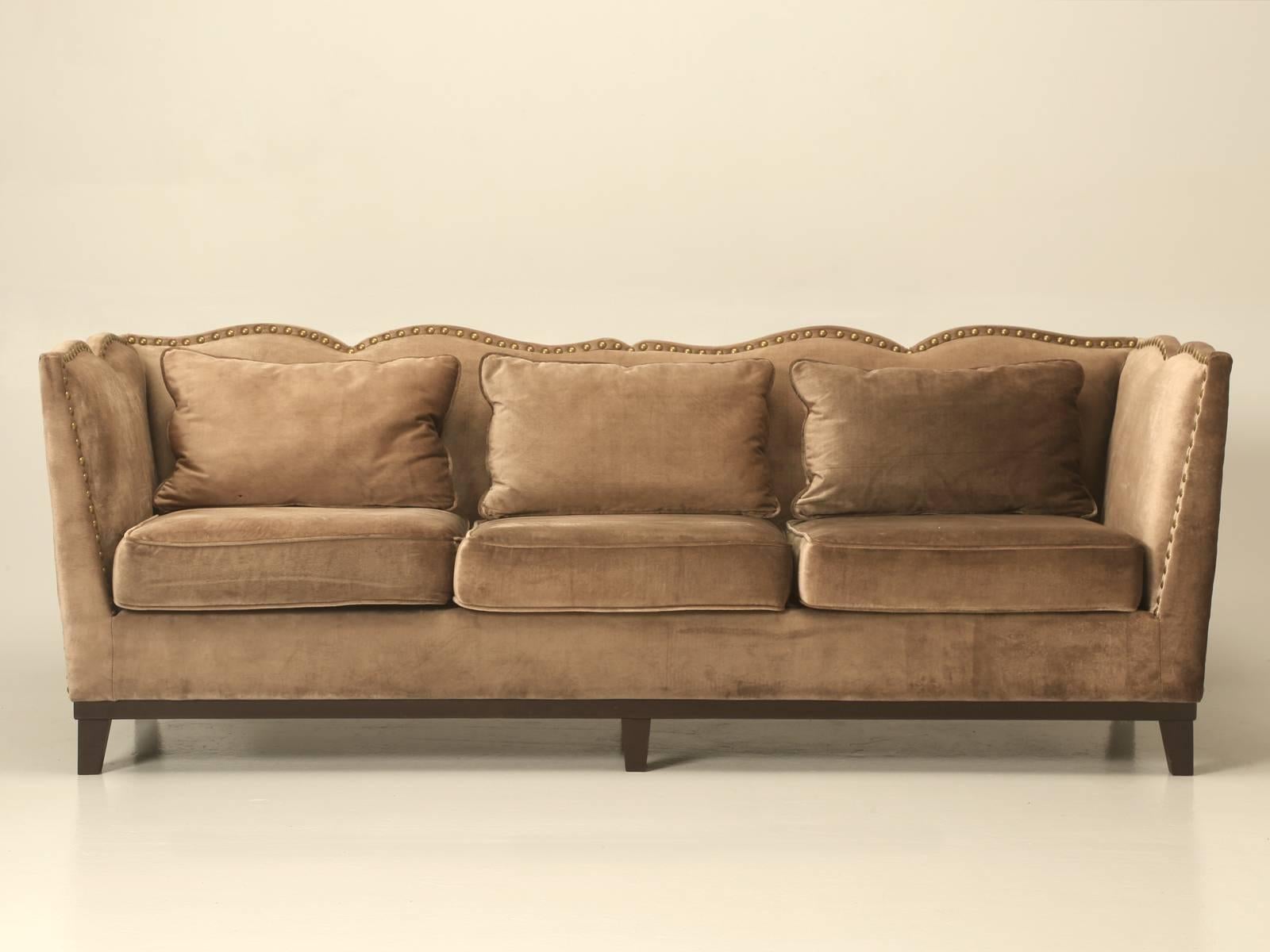 Reproduction Sofa with Nailhead Trim 2