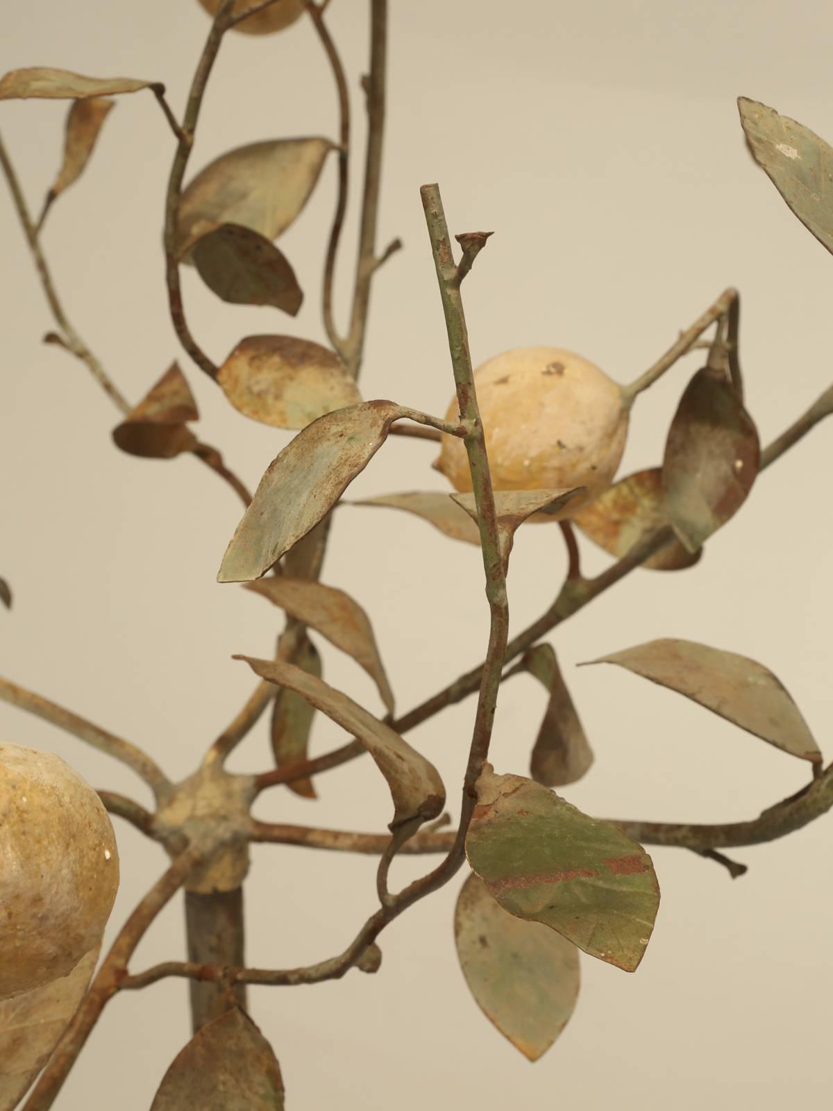 Italian Vintage Metal Lemon Tree