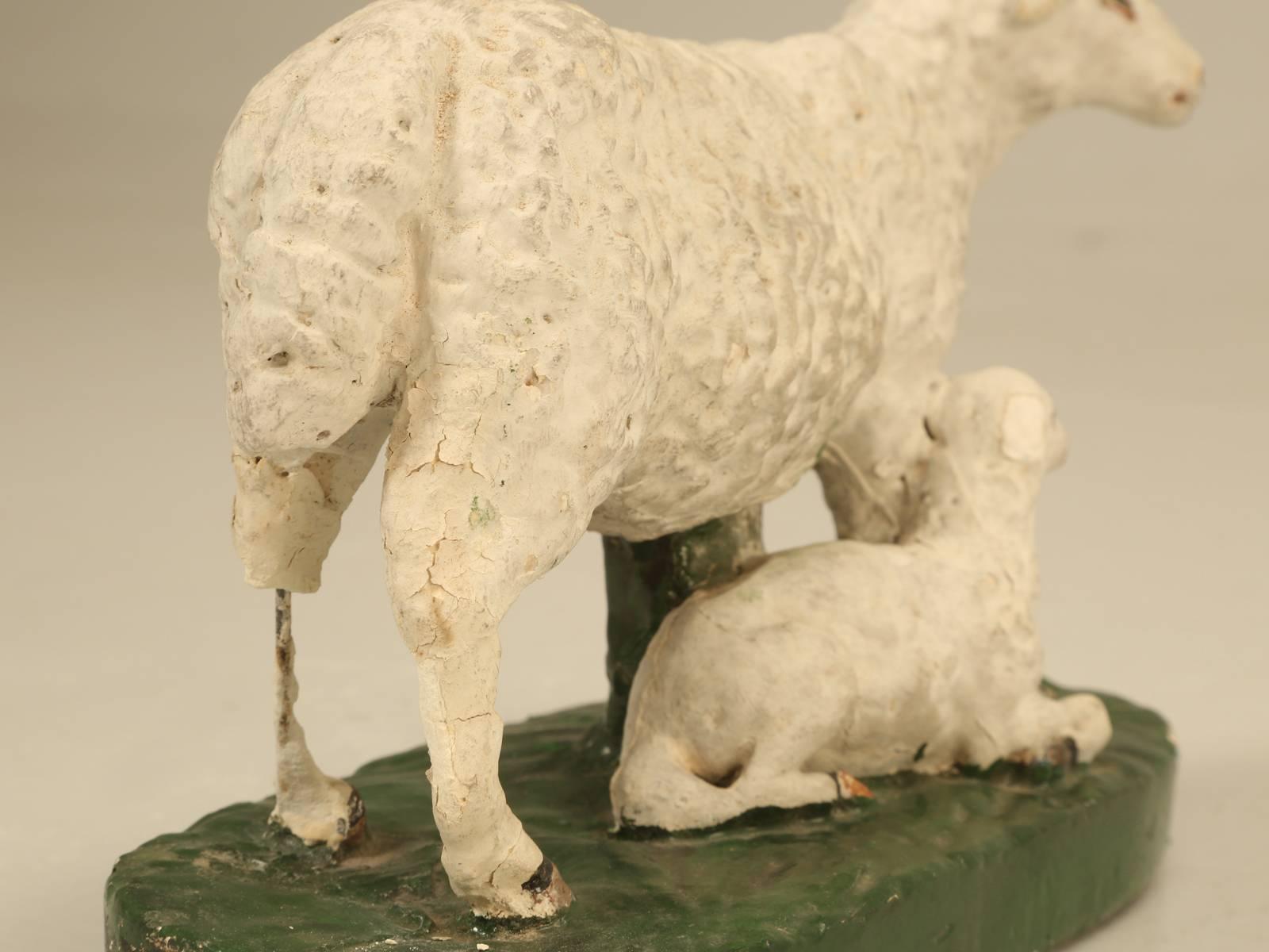 Sheep with Lamb American Chaulkware 3