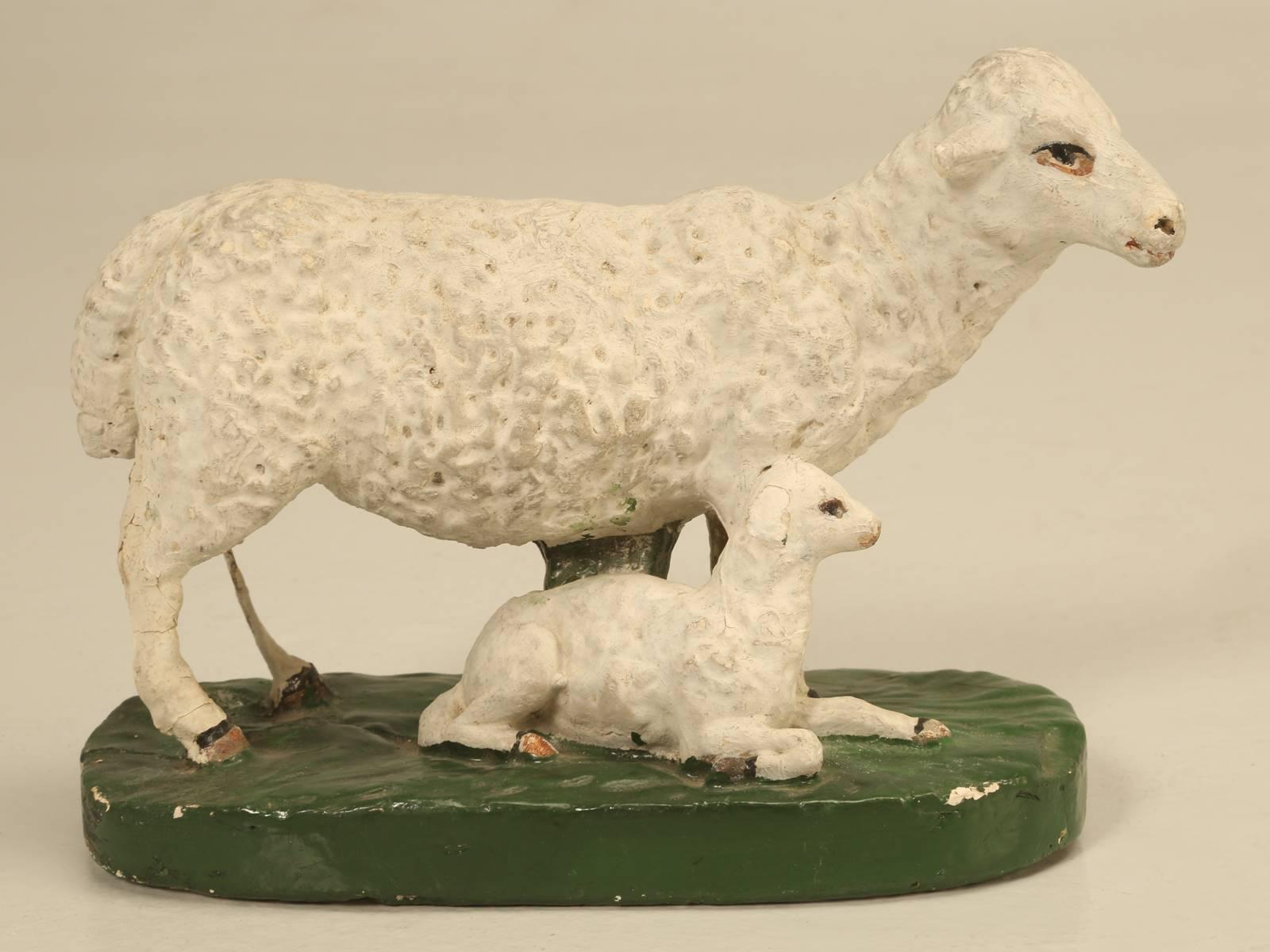 Chalkware is an American item typically made of molded plaster of Paris of various figurines. They became very popular during the Great Depression and often imitated English Staffordshire. We are listing three excellent examples on 1stdibs to go