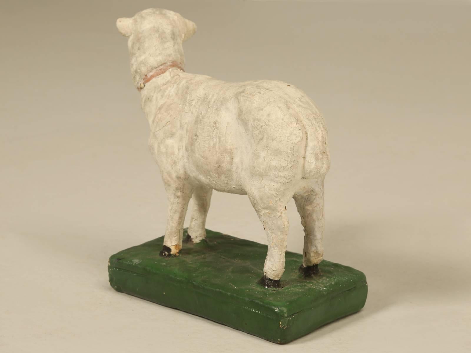 Mid-20th Century American Sheep Chalkware