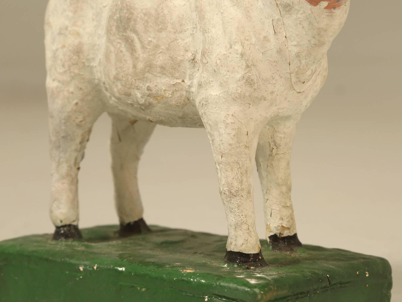 American Sheep Chalkware In Good Condition In Chicago, IL