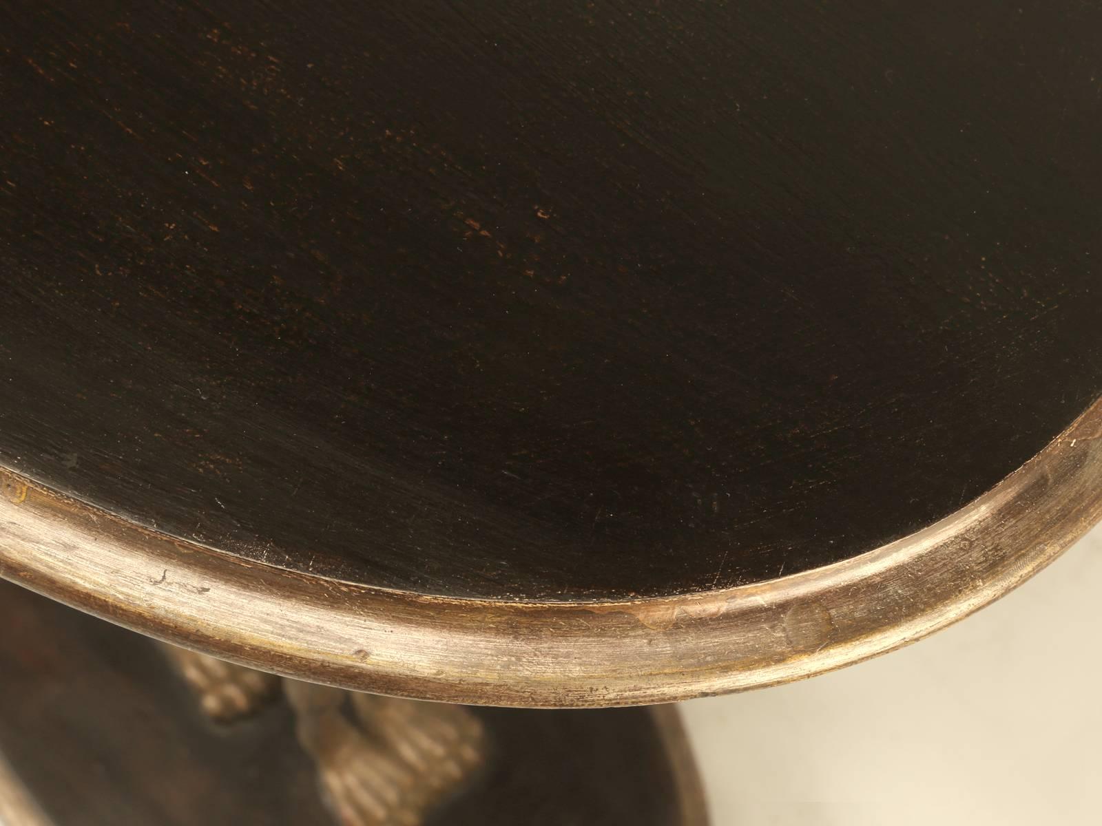 Vintage Italian Whippet Side Table in Original Paint In Good Condition In Chicago, IL