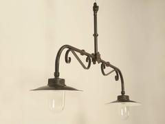 Country French Kitchen Island, Farm Table or Pool Table Light