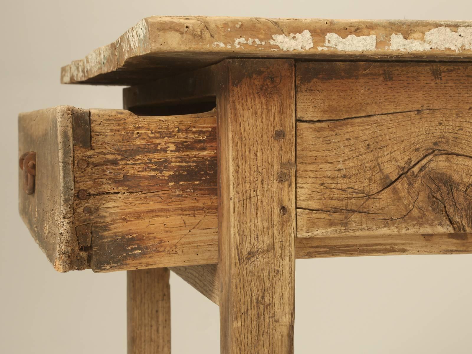Early 18th Century Antique Country French Farmhouse Dining Table from the 1700s