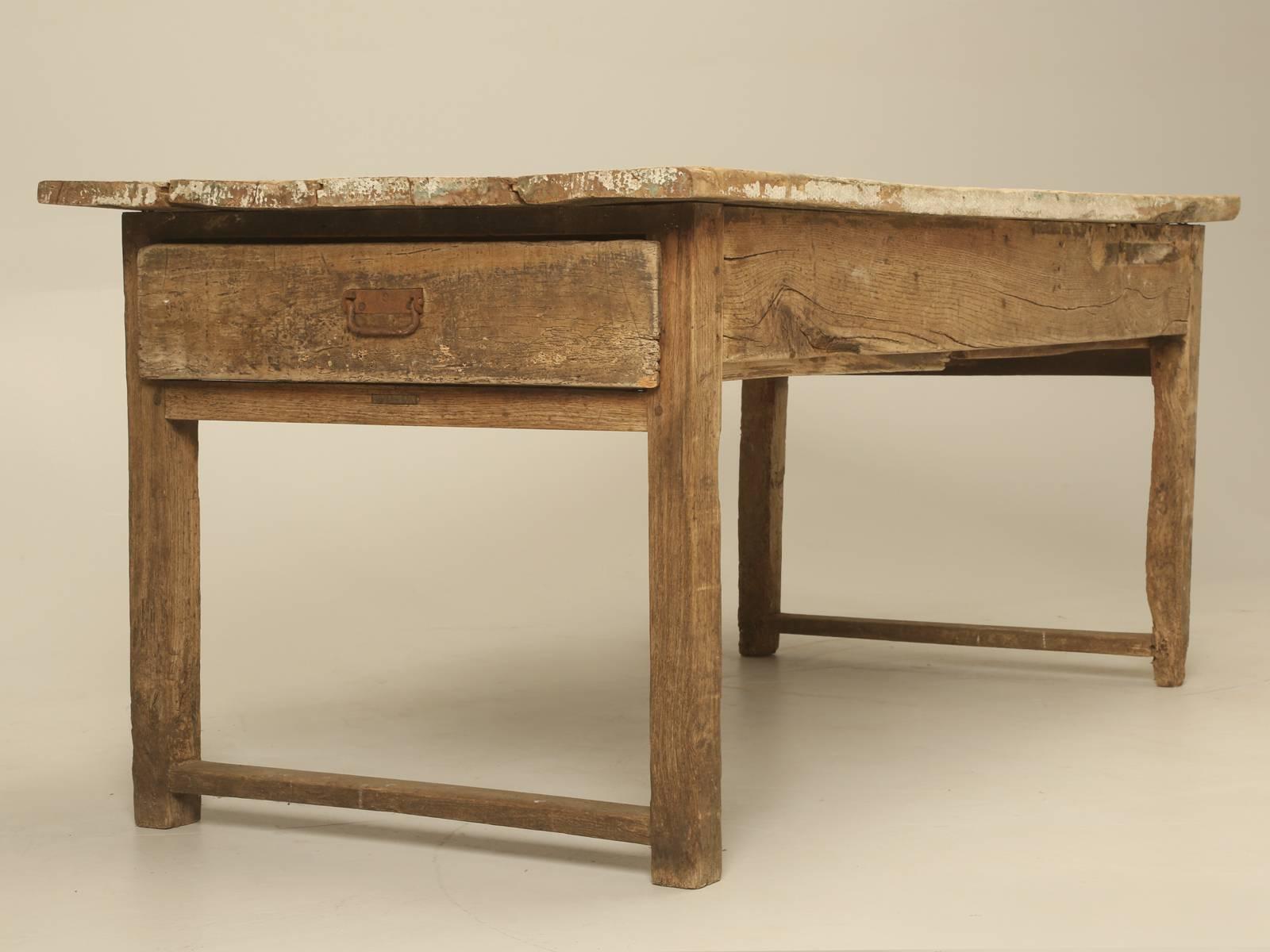 Antique Country French Farmhouse Dining Table from the 1700s 1