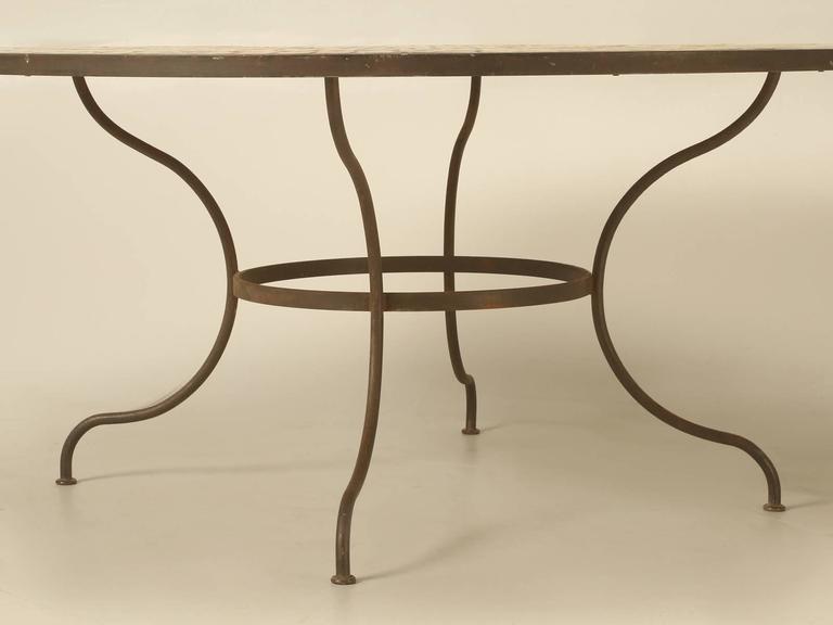 Vintage French Mosaic Garden Table, Seats Up to Nine People at 1stDibs