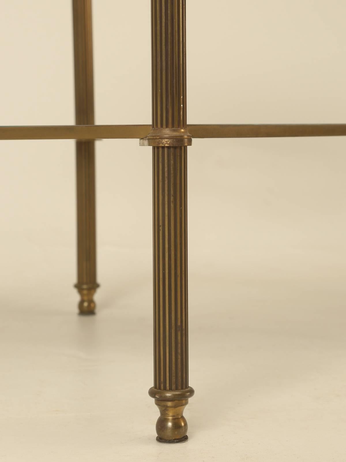 French Mid-Century Modern Bronze Side Tables or End Tables 5