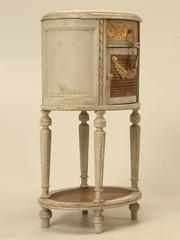 Antique French Original Paint Nightstand, circa 1800s
