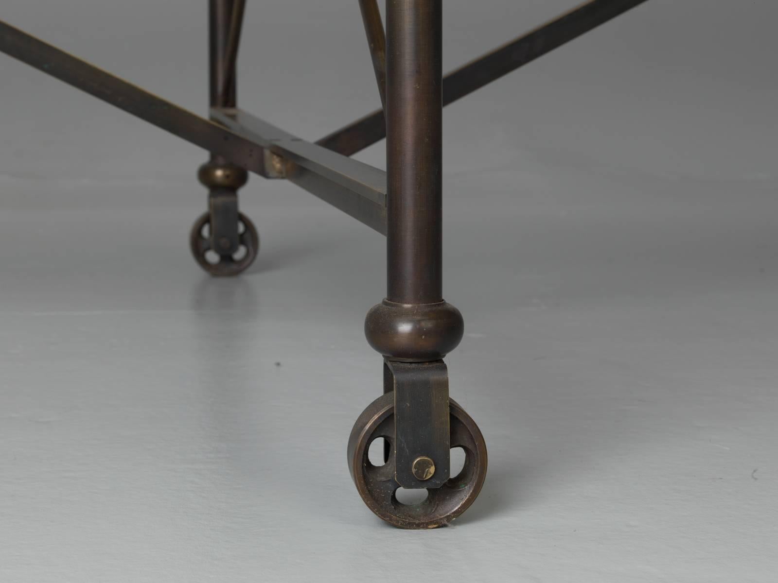 Bronze Dining Table with an Ashwood Top 1
