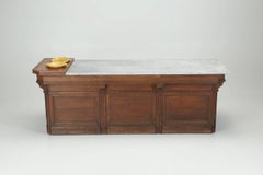 Antique French Kitchen Island, Desk or Work Table