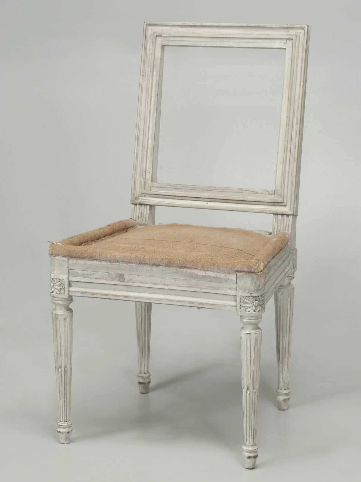French Louis XVI Style Painted Dining Chairs 3