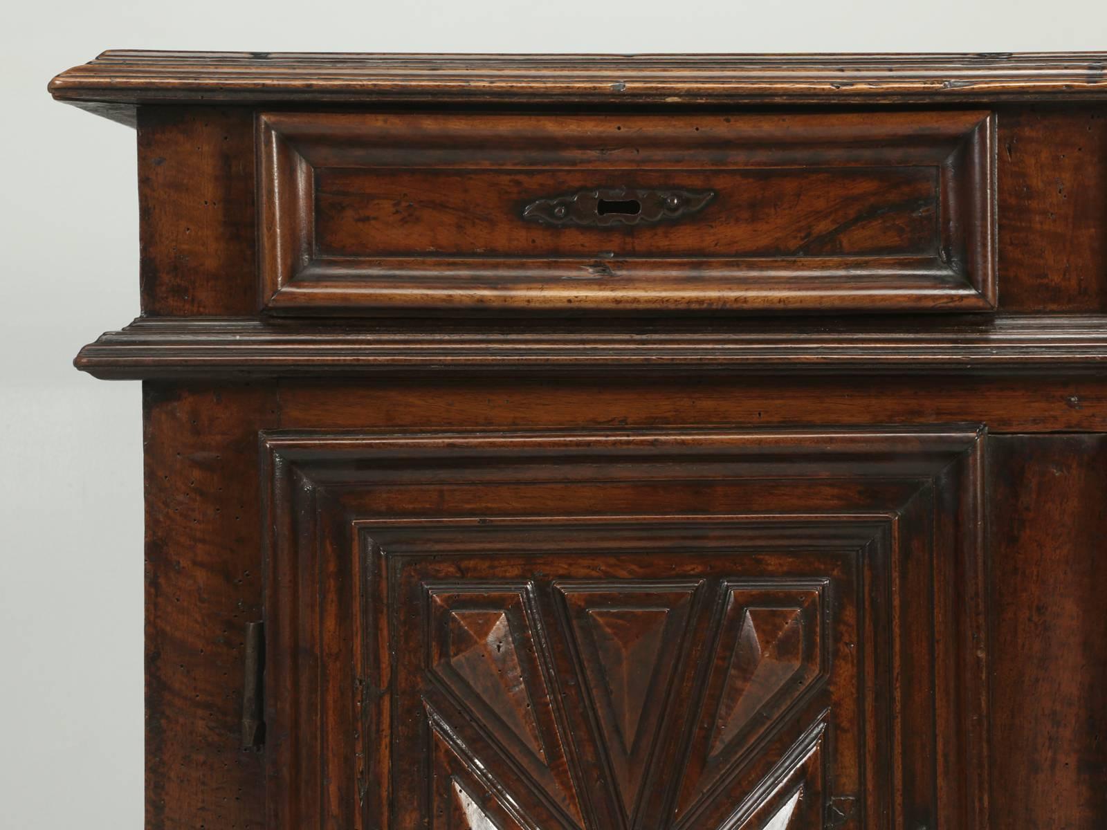 Oak Antique French Louis XIII Style Buffet from the Mid-1700s