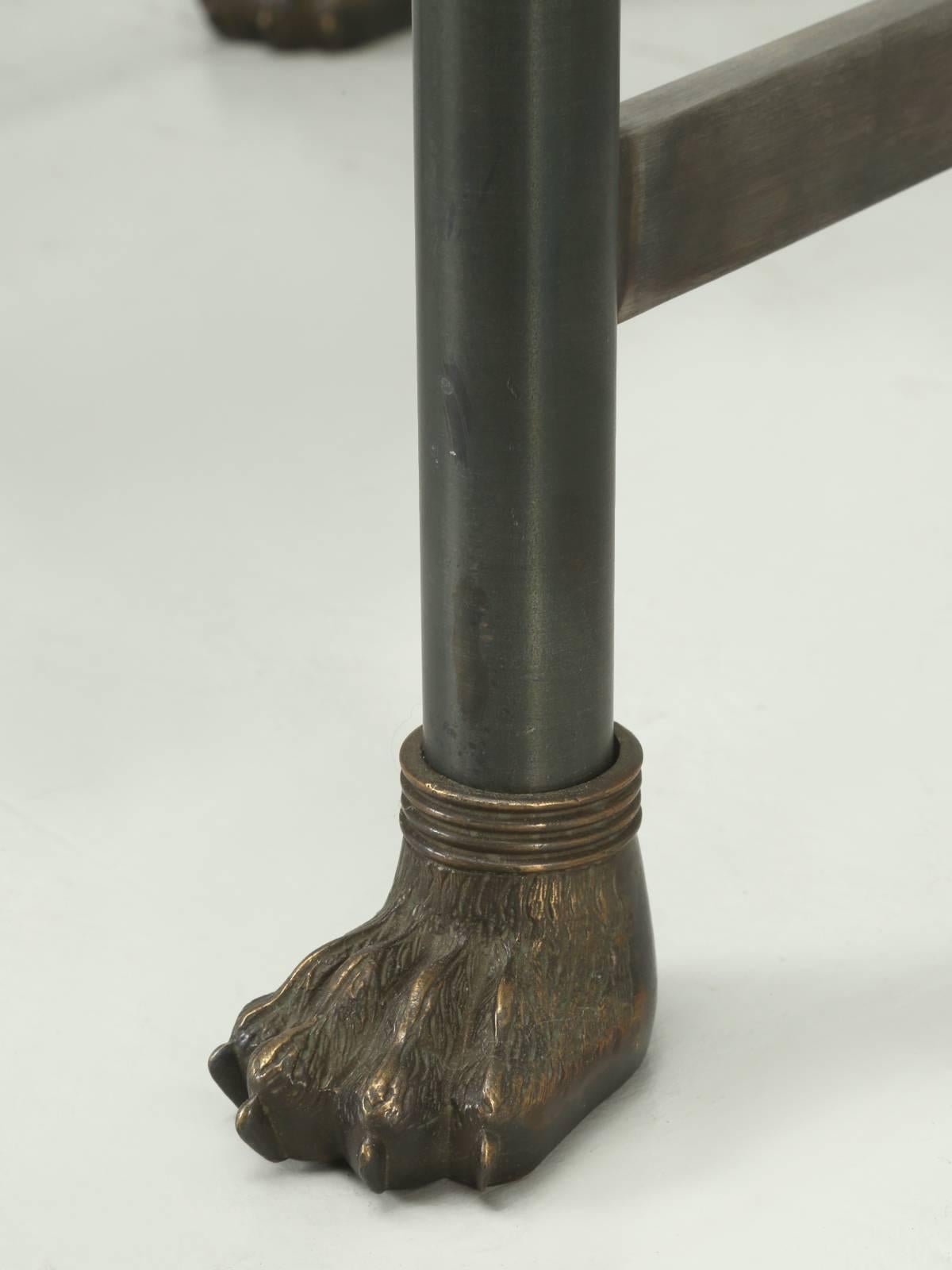 Old Plank Konsolentische aus Edelstahl, Bronze und Carrera-Marmor in jeder Größe im Angebot 2