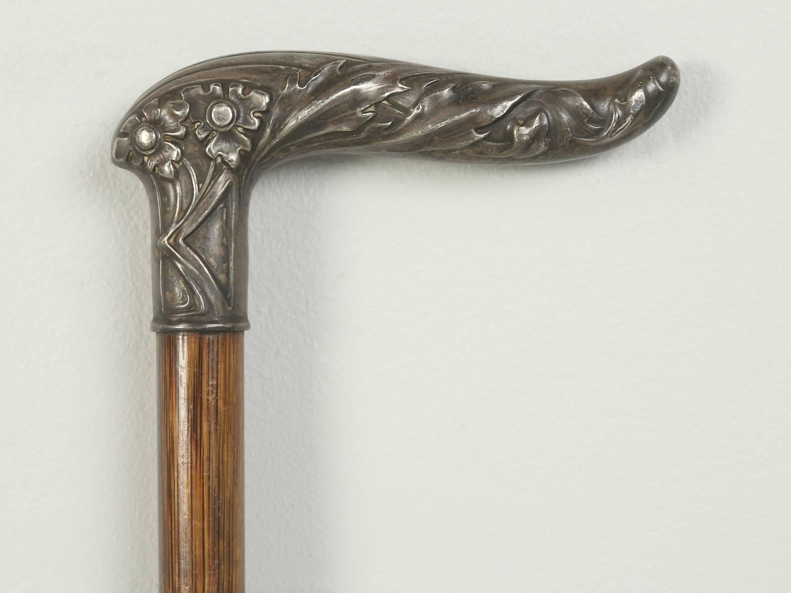 Antique French Walking Stick for a Woman In Good Condition In Chicago, IL