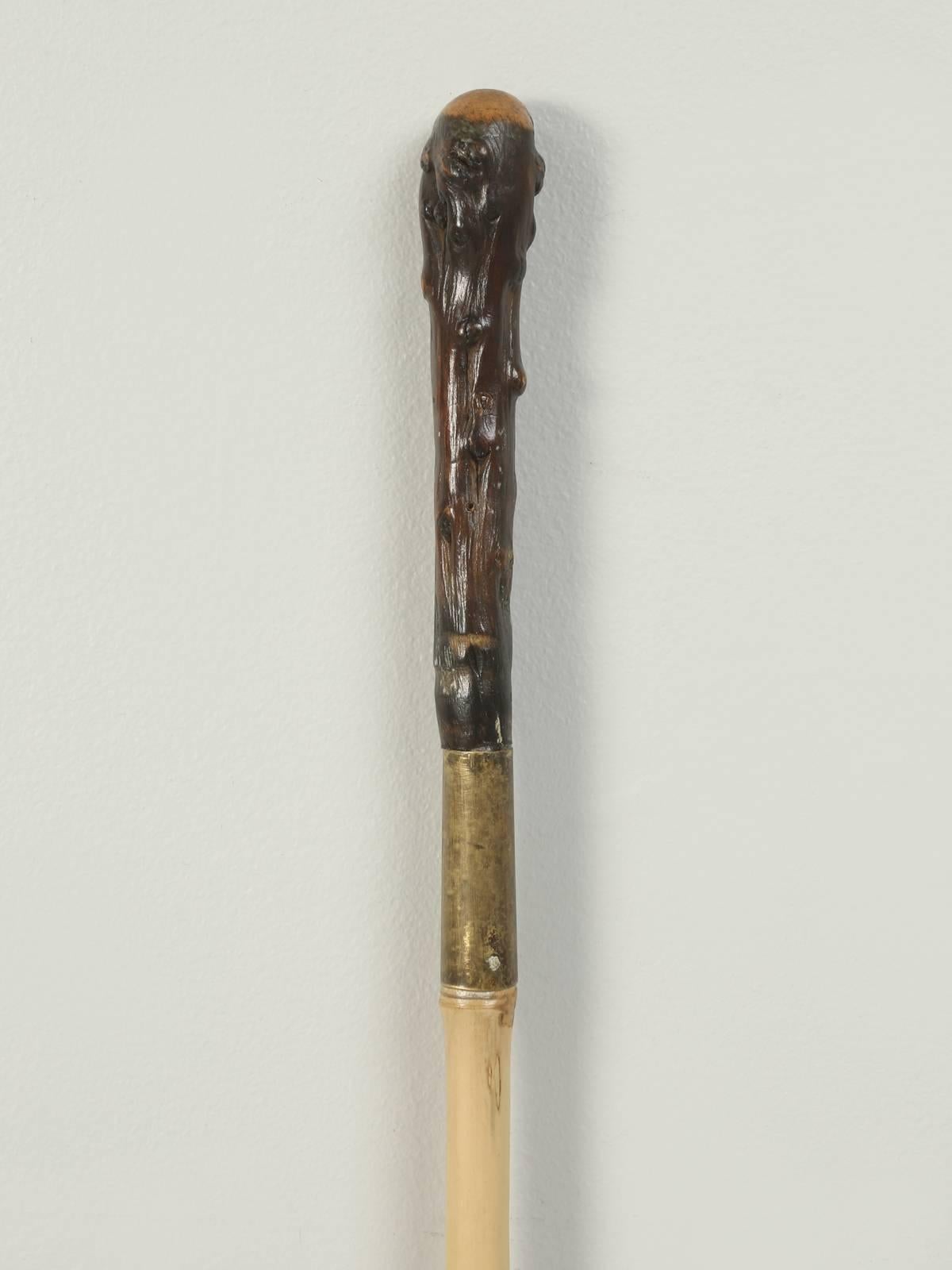 antique walking cane with sword inside