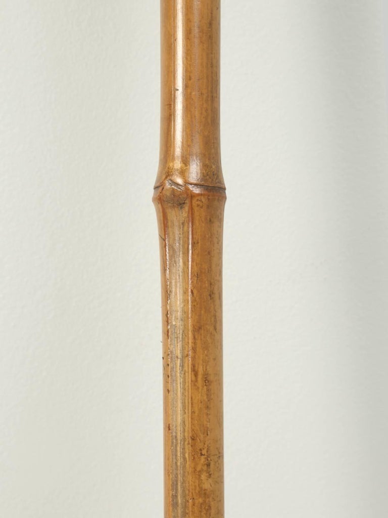 Antique French Bamboo Walking Stick with a Hidden Sword Inside by