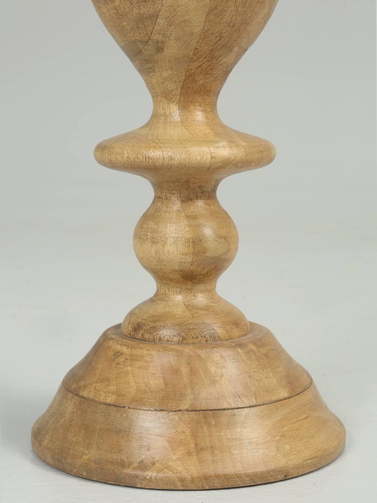 Contemporary Wooden CandleHolder or Candlestick For Sale