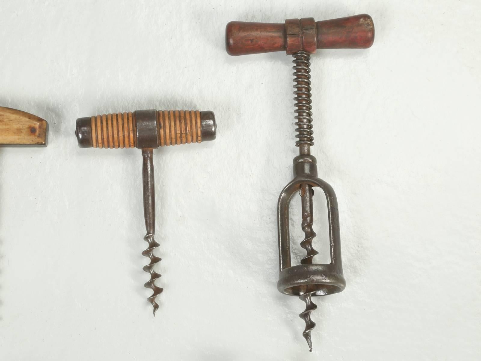 Collection of '12' Antique French Corkscrews In Fair Condition In Chicago, IL