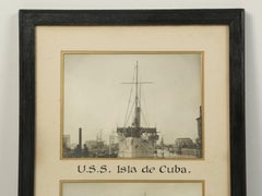 Photograph of the U.S.S. Isla De Cuba Warship from Glenview Naval Air Station