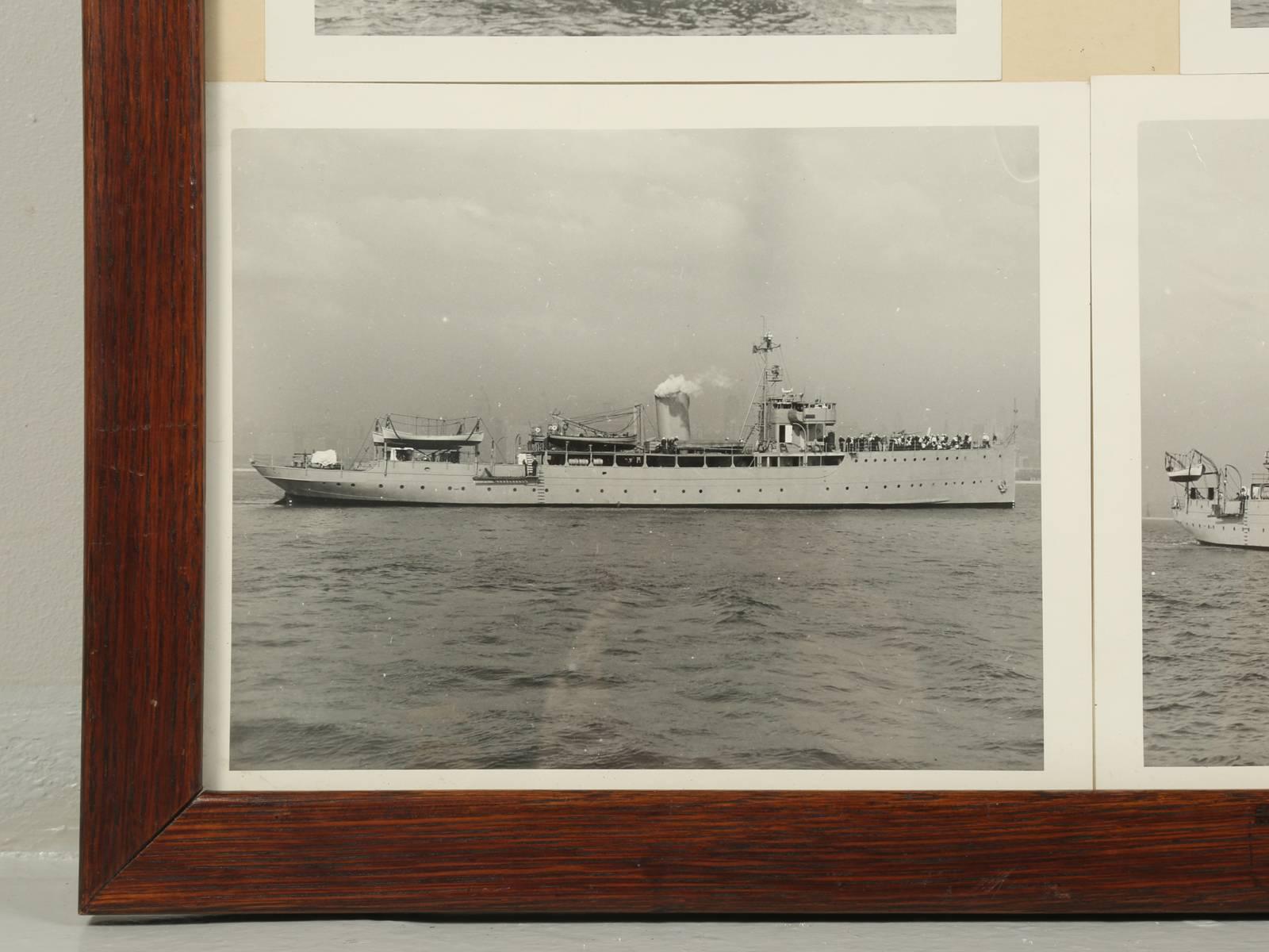 American Photograph of USS Wilmette Warship, Late 1918 from Glenview Naval Air Station For Sale