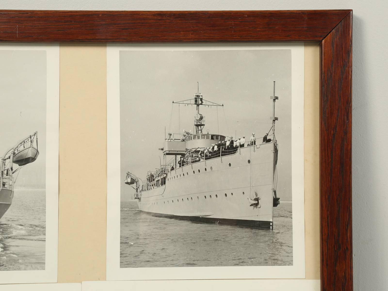 Fotografie der USS Wilmette Warship, Ende 1918 aus der Glenview Naval Air Station (amerikanisch) im Angebot