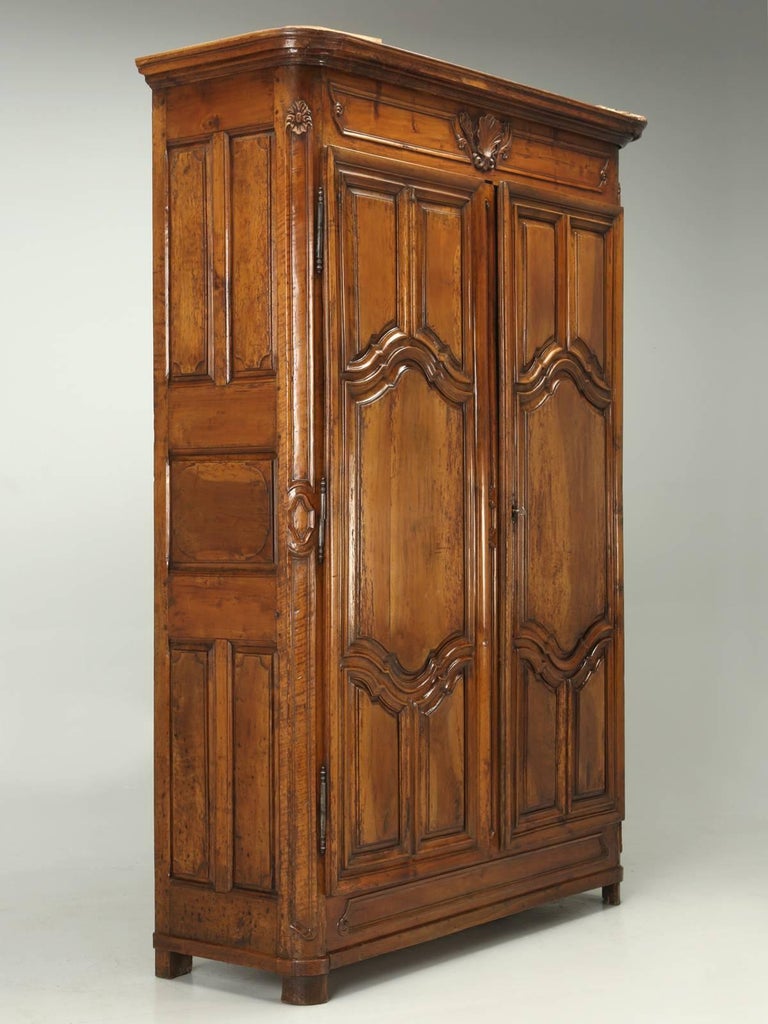 Antique French Walnut Armoire, circa Early 1800s For Sale at 1stdibs