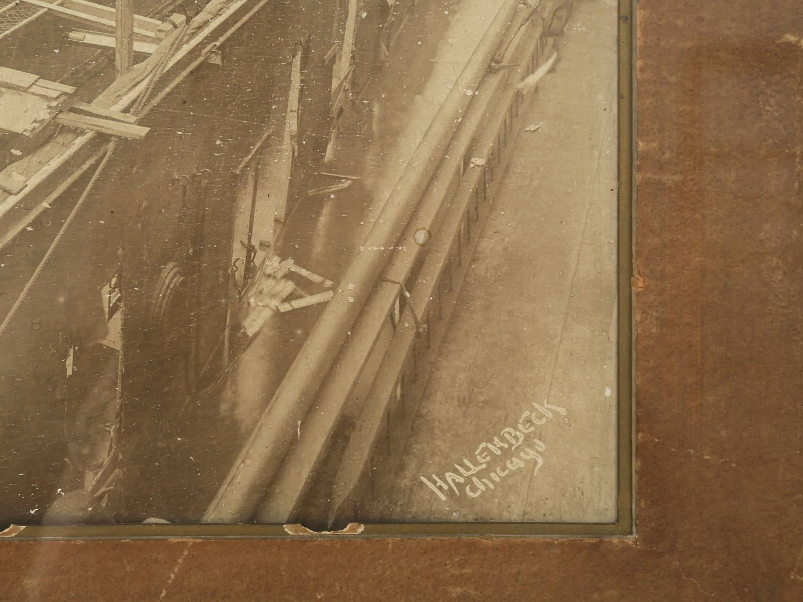 Eastland Disaster in the Chicago River, circa 1915 Original Photograph 3