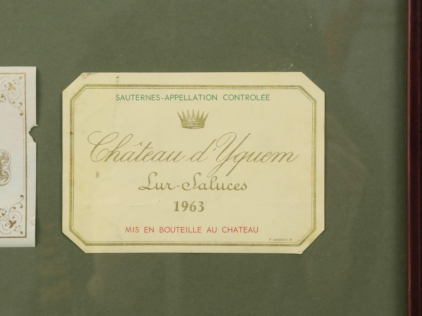 Mid-20th Century Collection of Old French Wine Labels from 1949-1968