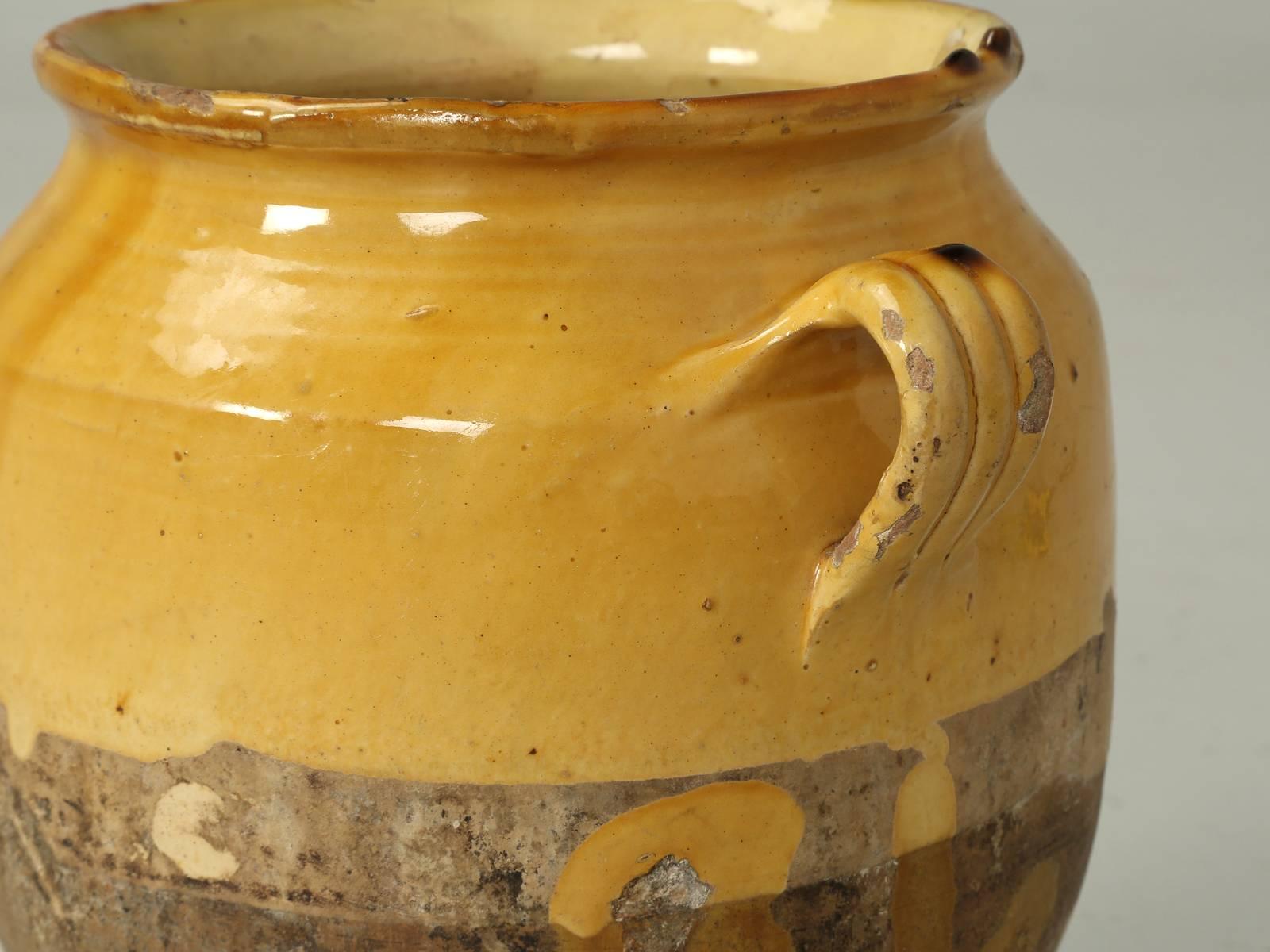 Pottery Antique French Confit Pot