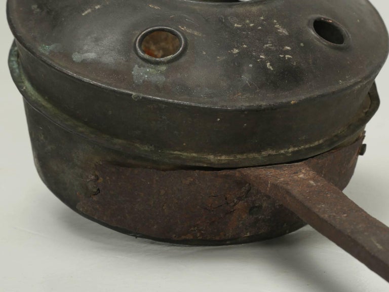 Antique French Bed Warmer For Sale at 1stDibs