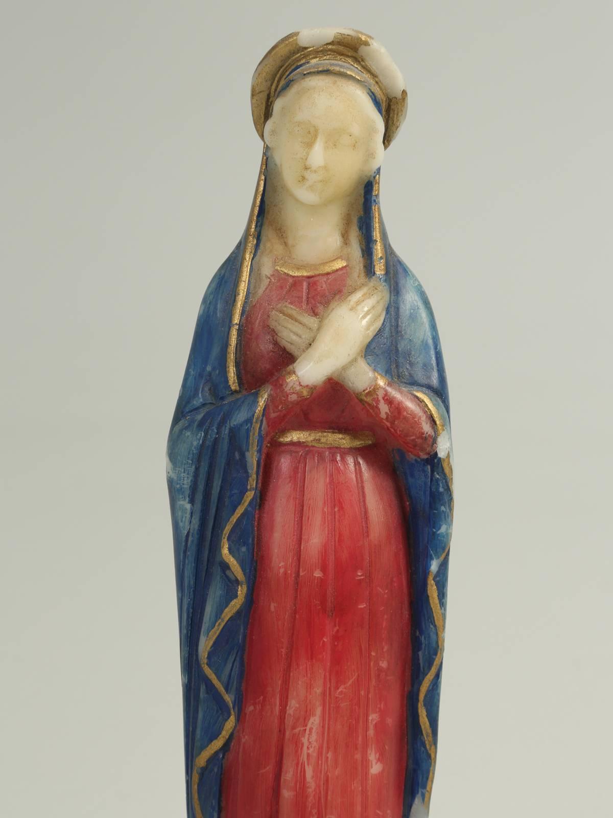 French Sculptor of Mary in Wax by Vernez