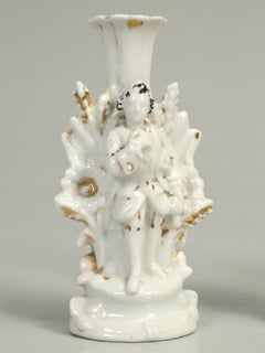 19th Century Old Paris Figural Candlesticks