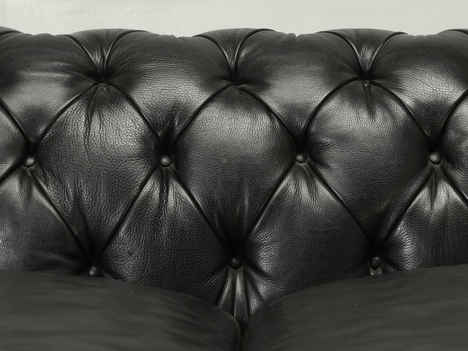ralph lauren leather chesterfield sofa
