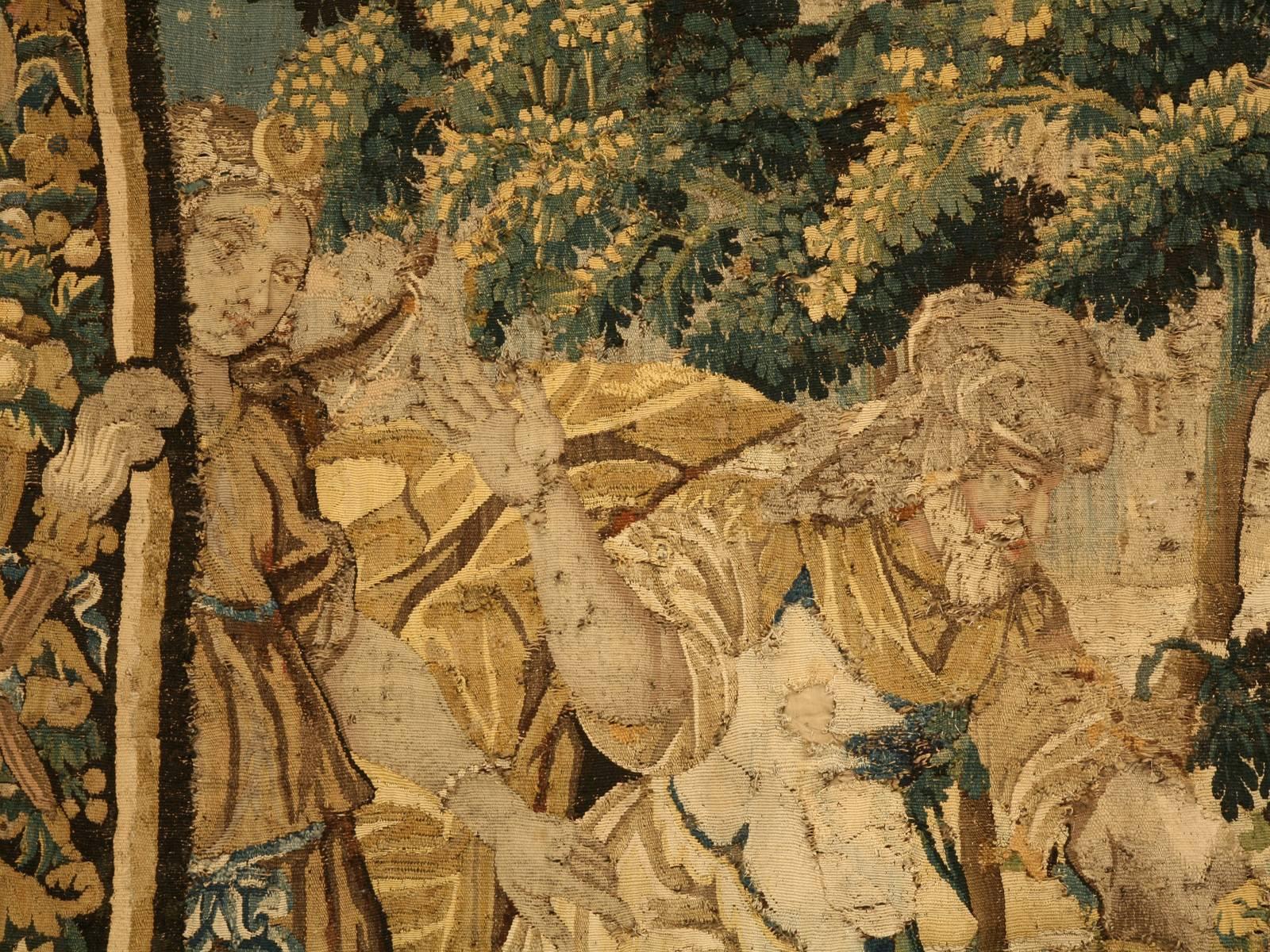 French Aubusson Tapestry, circa 1650s Documented from Aubusson In Good Condition In Chicago, IL