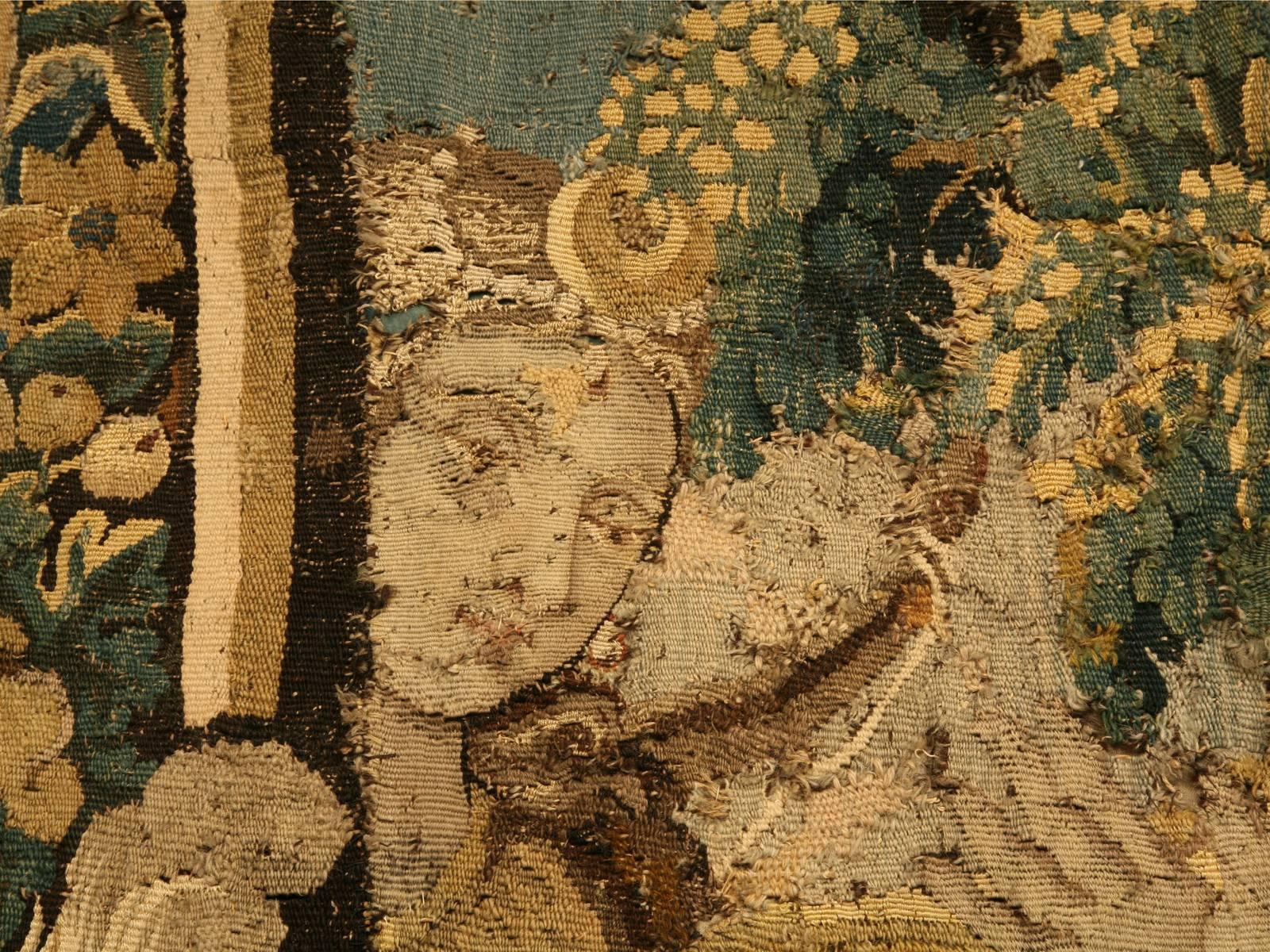 18th Century and Earlier French Aubusson Tapestry, circa 1650s Documented from Aubusson