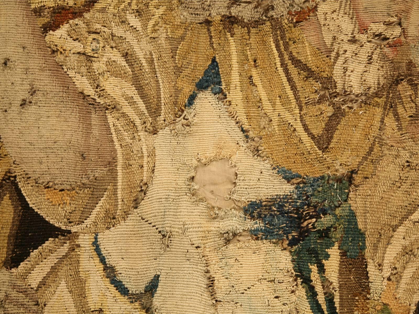 Silk French Aubusson Tapestry, circa 1650s Documented from Aubusson