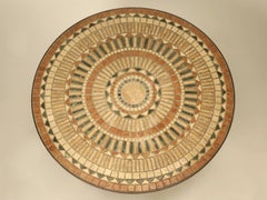 Vintage French Mosaic Garden Table, Seats Up to Nine People