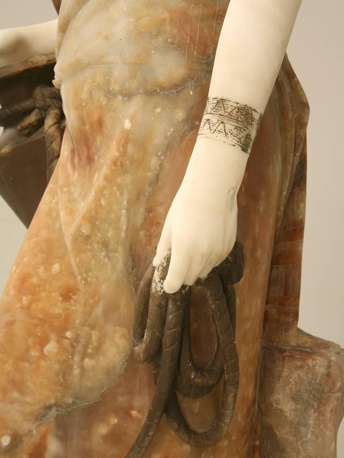 Statue Hand-Carved in Italy from Onyx and Marble 3