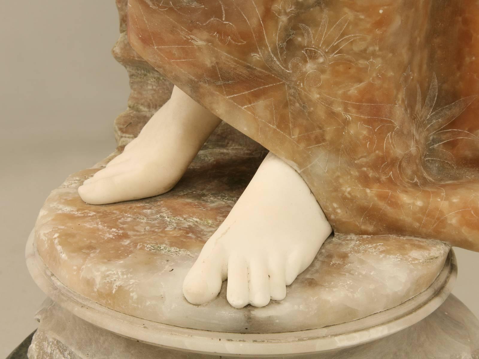 Statue Hand-Carved in Italy from Onyx and Marble 4