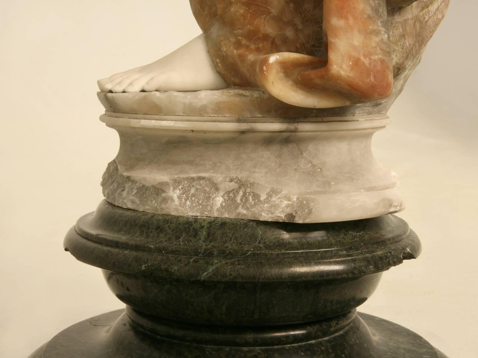 Statue Hand-Carved in Italy from Onyx and Marble 5