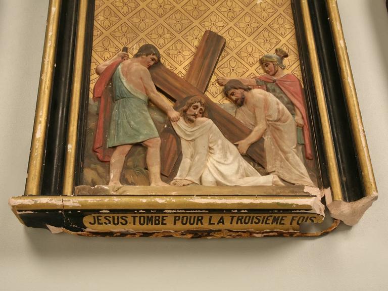 French Antique Stations Of The Cross At 1stdibs French Antique Stations Of The Cross At