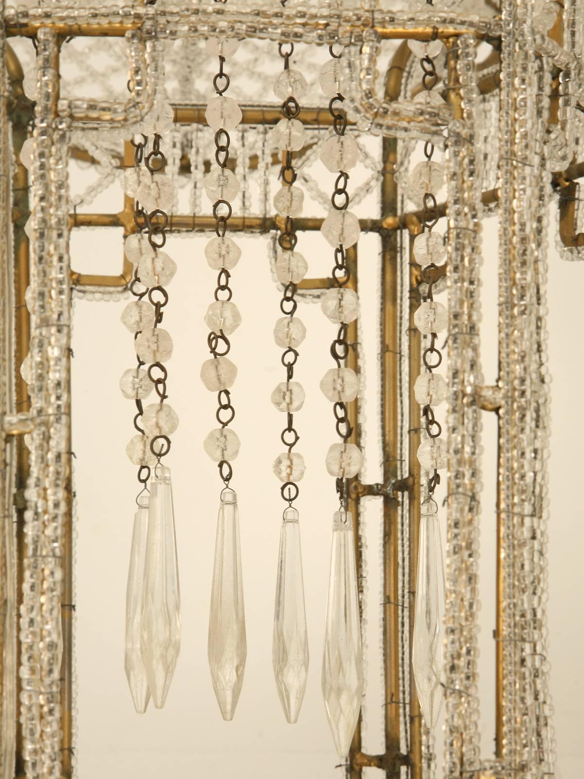 Pagoda Chandelier from France, circa 1940s, in the Style of Bagues 2