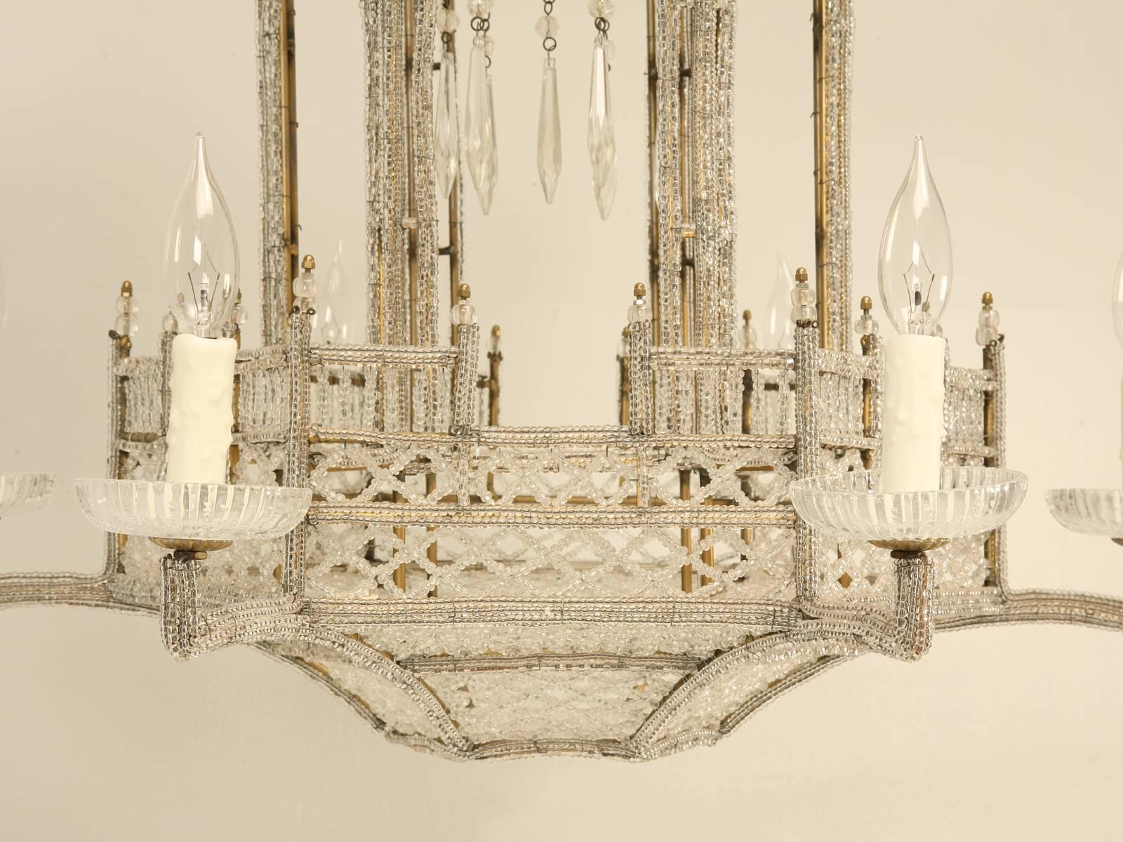 Pagoda Chandelier from France, circa 1940s, in the Style of Bagues 3
