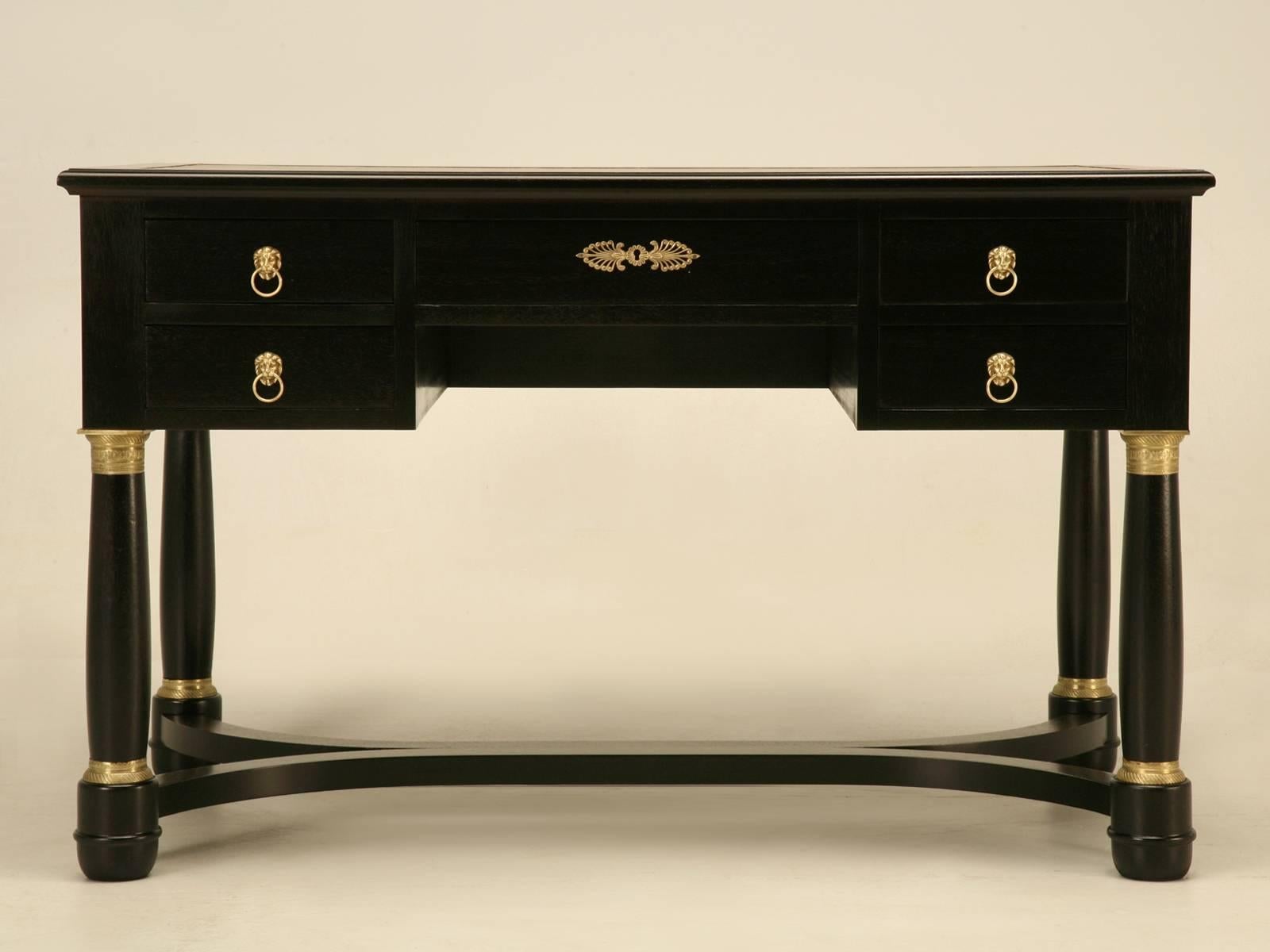 Empire Antique French Ebonized Desk